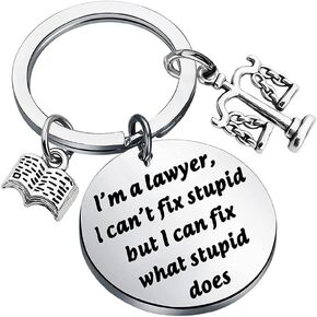 Lawyer Gifts for Men Women Law Student Keychain for Lawyer Attorney Birthday Christmas Law School Graduation Gifts for Lawyer Scales of Justice Lawyer Keychain for Law Student