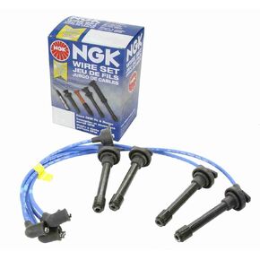 NGK Spark Plug Wire Set compatible with Honda Prelude 2.2L L4 1993-2001