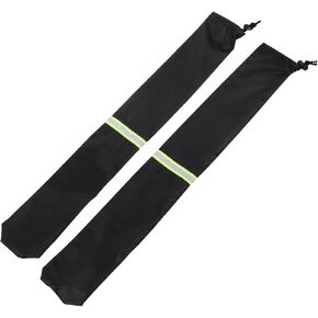 2Pcs Wiper Blade Protectors, 25.5x3.9in Polyester Car Windshield Wiper Cover, 210D Waterproof Rain and Bird Droppings RV Wiper Blade Guards for Cars SUVs and Trucks