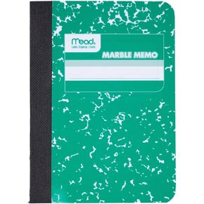 Mead Square Deal Memo Book, Narrow Ruled Paper, 80 Sheets, 4-1/2" x 3-1/4", Assorted Colors (45417)