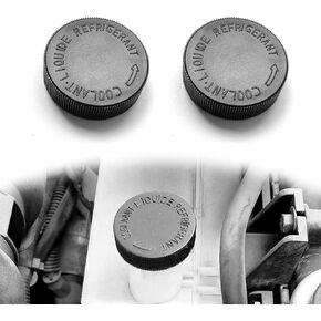2Pcs Coolant Reservoir Cap, Radiator Overflow Tank Lid Cover Compatible with Infiniti Nissan Renault Engine Radiator Water Tank Caps Coolant Caps OEM#21712-79900