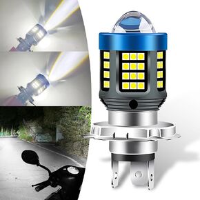1 PC Car H4 Bulb, 3.14" x 1.69" Waterproof Super Bright Front Lighting Bulb, 1:1 Original Halogen Lamp Upgrade Replacement, Universal for Most Cars and Motorcycles Lighting Bulb (White)