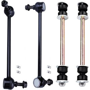 4PC Stabilizer Bar Link Kits, Front and Rear Sway Bar Links FITS for Ford Explorer 2002-2005, for Mercury Mountaineer 2002-2005, K7275 K80033 Sway Bar End Link 4pc Set