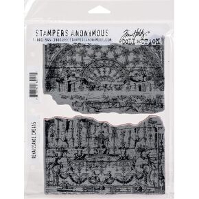Stampers Anonymous Cling RBBR Stamp Set RENAISSANC, Renaissance