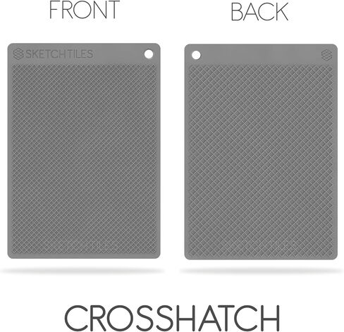 حزمة من 4 قطع أساسية من SketchTiles: 4 مكعبات مزدوجة الجوانب لـ 8 أنسجة رسم فريدة بما في ذلك التظليل المتقاطع وشبكة النقاط والمزيد in Kuwait