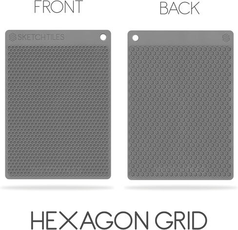 حزمة من 4 قطع أساسية من SketchTiles: 4 مكعبات مزدوجة الجوانب لـ 8 أنسجة رسم فريدة بما في ذلك التظليل المتقاطع وشبكة النقاط والمزيد in Kuwait