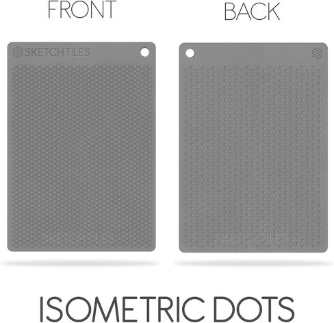 حزمة من 4 قطع أساسية من SketchTiles: 4 مكعبات مزدوجة الجوانب لـ 8 أنسجة رسم فريدة بما في ذلك التظليل المتقاطع وشبكة النقاط والمزيد in Kuwait