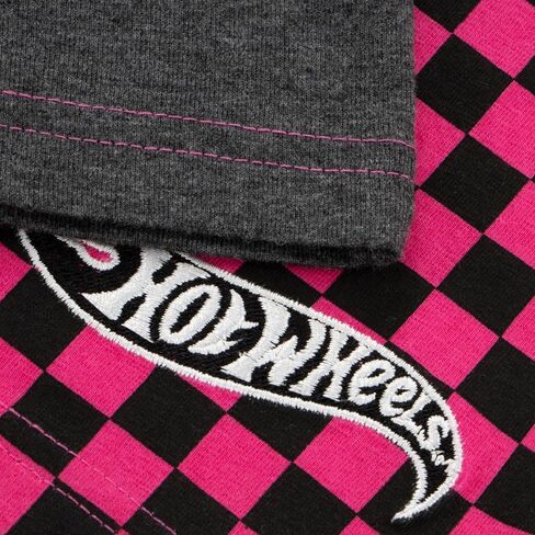 Hot Wheels Shirt And Shorts | Girls Summer Outfits | Race Cars Girls Tshirts and Short Sets | Girls Clothing Sets in Saudi Arabia