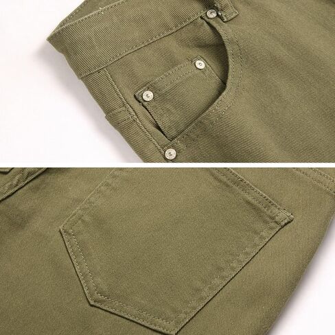 LZLER Mens Chinos Pants Slim Fit Casual Pants Straight Stretch Slacks Flat-Front Twill Pants in Kuwait