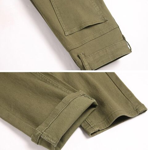 LZLER Mens Chinos Pants Slim Fit Casual Pants Straight Stretch Slacks Flat-Front Twill Pants in Kuwait