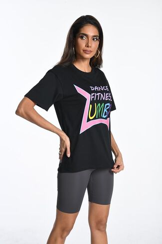 1 تي شيرت احترافي عالي التحمل للياقة البدنية بدون أكمام ملابس رقص فضفاضة للنساء: تي شيرت جاهز لأرضية الرقص للجنسين مثالي للصالة الرياضية مقاس XL وردي in Kuwait