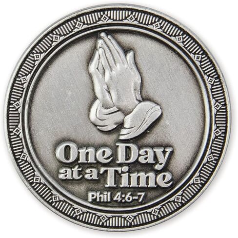 Serenity Prayer Love Expression Coin for Public Servants & Law Enforcement, Keepsake Pocket Token of Prayer & Divine Protection for Men & Women, EDC Coin, Thinking of You Gift of Appreciation in Kuwait