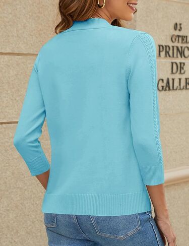 MURMUREY Womens Long Sleeve Open Front Knit Crop Bolero Cardigan Sweater Shrug for Dress in Kuwait