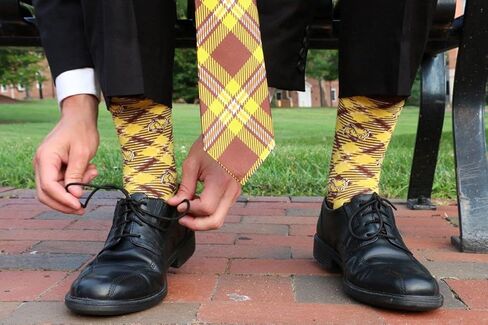 Timeless Tartans St John's University Tartan Socks, Tartan, One size in Kuwait