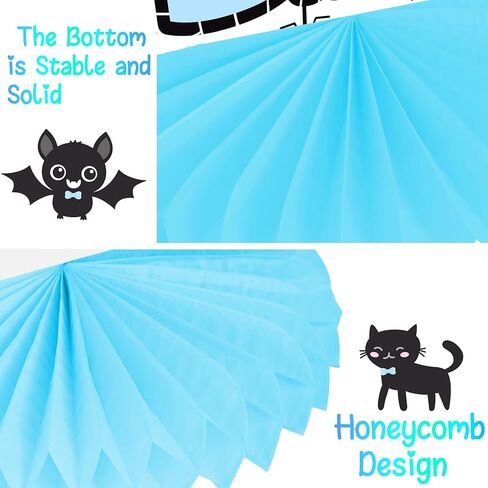 A Baby is Brewing Honeycomb Centerpieces 13Pcs Halloween Baby Shower Table Decorations Halloween A Little Boo is Almost Due Baby Shower Centerpieces Decorations for Pregnancy Party Supplies in Saudi Arabia