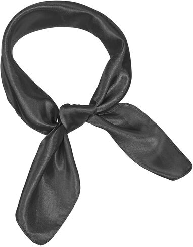 Silk Scarf for Women Chiffon Neck Scarf Square Bandana Silk Scarves Handkerchief Retro Head Handbag Bag Scarf Mime Costume in Saudi Arabia