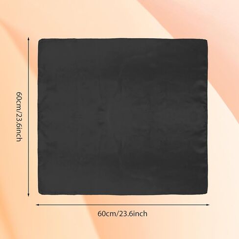 Silk Scarf for Women Chiffon Neck Scarf Square Bandana Silk Scarves Handkerchief Retro Head Handbag Bag Scarf Mime Costume in Saudi Arabia