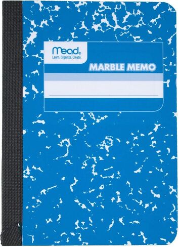 Mead Square Deal Memo Book, Narrow Ruled Paper, 80 Sheets, 4-1/2" x 3-1/4", Assorted Colors (45417) in Kuwait