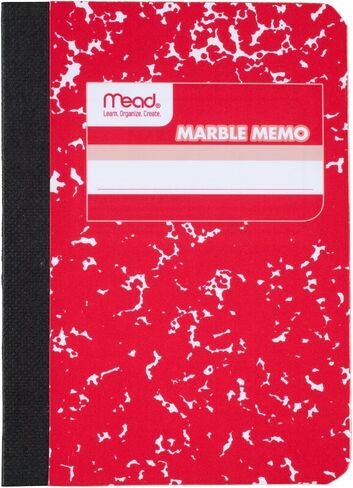 Mead Square Deal Memo Book, Narrow Ruled Paper, 80 Sheets, 4-1/2" x 3-1/4", Assorted Colors (45417) in Kuwait
