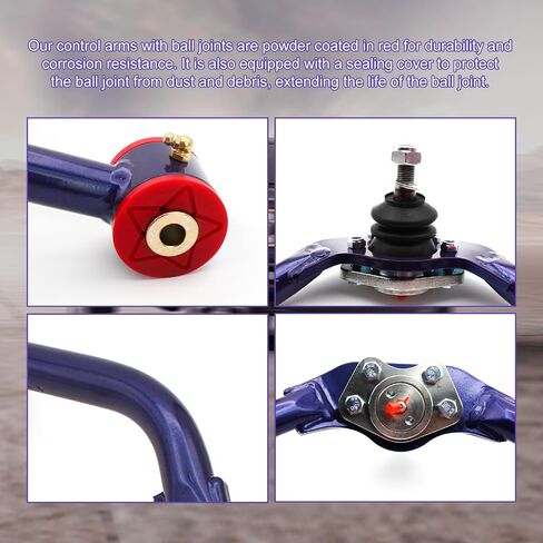 Front Upper Control Arms for 2005-2010 Jeep Grand Cherokee (WK)＆Commander (XK),1-4" Lift Tubular Adjustable Suspension Control Arm with Ball Joints in Saudi Arabia
