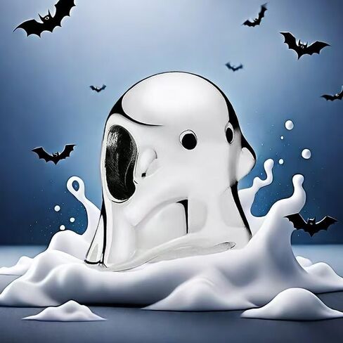 Halloween Charms Skull Jack-O-Lantern Compatible for Pandora Bracelets Charm Heart Jewellery Gift for Women in Saudi Arabia