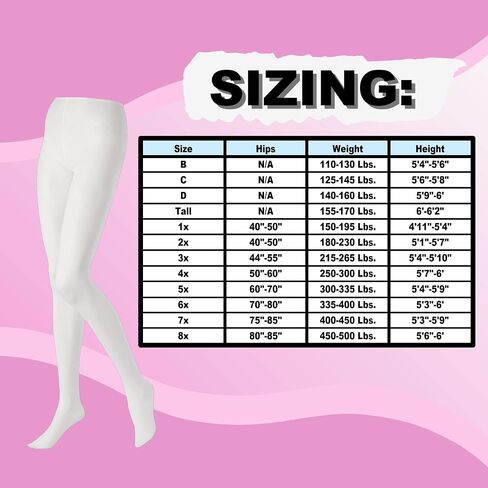 Butterfly EMEM Apparel Women's Plus Size Queen Opaque Footed Tights in Kuwait
