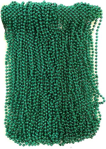 THE MARDI GRAS KREWE Beads Purple Green and Gold Necklaces - 33 inch 7mm - 6 Dozen, 72 Pieces in Saudi Arabia