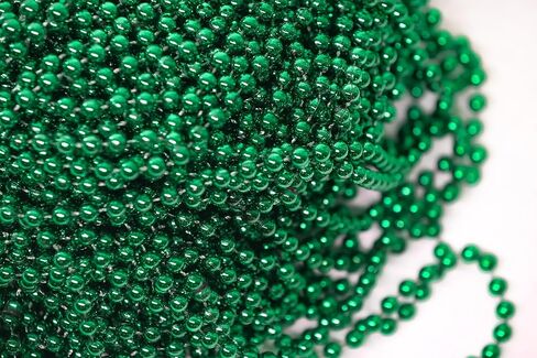 THE MARDI GRAS KREWE Beads Purple Green and Gold Necklaces - 33 inch 7mm - 6 Dozen, 72 Pieces in Saudi Arabia