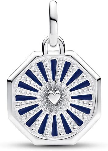 PANDORA Galaxy Heart Medallion Charm - أساور Charm ME - الفضة الاسترلينية والمينا - هدية لها - مجوهرات للنساء مع صندوق هدايا in Saudi Arabia