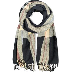 Urban CoCo Women's Fashion Scarves Long Shawl Wedding Thick Warm Knit Large Plaid Scarf