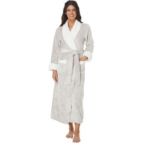Natori womens Frosted Faux Fur Robe Length: 52"