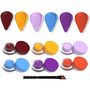 Vibrant Facepaint Makeup Kit for Kids, Face Body Paint Set, Face Body Painting Kit for Teens & Adults, Safe Facepaint for Halloween, Cosplay Costumes, Parties and Festivals, Easy to Use.