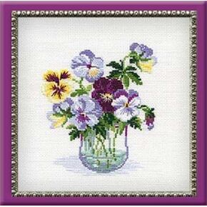 Riolis Cross Stitch, Lace Poppies (14 Count)