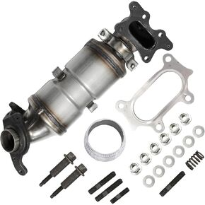 Front Catalytic Converter Kit Direct-Fit Compatible with Honda Civic 2006 2007 2008 2009 2010 2011, L4 1.8L(EPA Compliant)