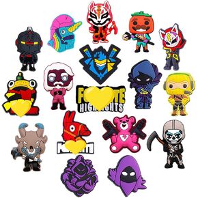 Cartoon Film Shoe Decoration Charms, Cute Animal Shoe Charms, Game Charms Fits For Sandals Shoes Decoration, Fashion Trendy Aesthetic Accessories Charms. in Saudi Arabia