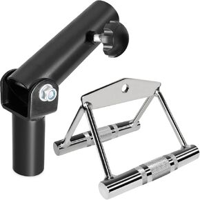 A2ZCARE T-Bar Row Plate Post Insert Landmine - Full 360° Swivel & Easy to Install - Fits 2-inch Olympic Bar- Great for Back, Muscle, Arm, Landmine Attachment for Barbell Workouts, Home Gym