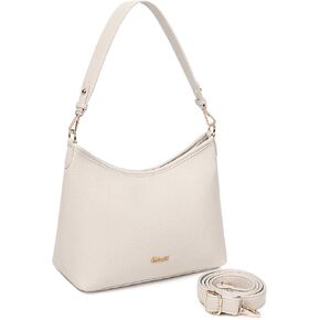 حقيبة Eslcorri Hobo للنساء، محفظة جلدية عبر الجسم، حقائب كتف للسفر، حقائب يد للسيدات مع شريطين in Kuwait