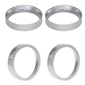 4 Pcs Exhaust Gasket Steel Wire and Graphite Fit for 1984-2022 Harley Sportster Dyna Touring etc.(4Pcs)