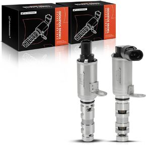 A-Premium 2-PC Intake & Exhaust Engine Variable Valve Timing (VVT) Solenoid Compatible with Hyundai Elantra 2011-2011 1.8L, Replace# 243552E000, 243752EAA0