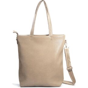 HOXIS Women's Tote Bag with Removable Shoulder Strap Vegan Leather Shoulder Handbag Satchel Bag in Kuwait