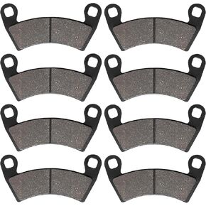 LOCOPOW RZR 1000 XP Brake Pads Compatible with RZR XP 1000 EPS 2014-2022,RZR XP 1000(Except Premium Edition),Ranger 800 Crew 2010-2014,Ranger 700 Crew 2008-2009,4 Set Front and Rear Brake Pads