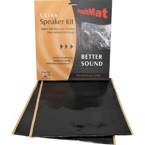 10110 Speaker Kit - (2) 10" x 10" Black Ultra Sheets - 1.4 Square Feet