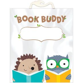 CTP Woodland Friends Book Buddy Bag, Clear 10.5" x 12.5" Storage Bags (Creative Teaching Press 8537)