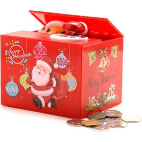 صندوق النقود الإلكترونية من Piggy Bank Steal Coin Box، صندوق توفير المال اللطيف مع صوت ذكي، هدية رائعة للأولاد والبنات والأطفال في أعياد الميلاد ورأس السنة الجديدة (وحيد القرن الجميل)
