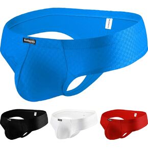 Men's Hot T-Back Thong G-String Undie Low Rise Stretch Mini Cheek Swimming Thong Under Panties for Men
