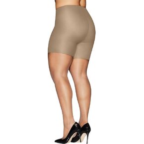 Hanes womens Curves Comfort Shorts, Black, 3X-4X US