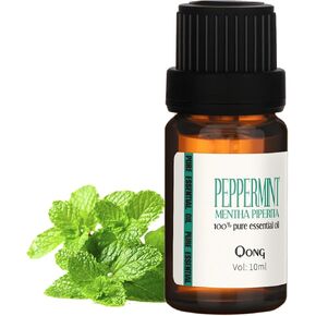 QONG-Peppermint Essential Oil 100% Pure Natural Aromatherapy Undiluted Premium Therapeutic Grade Essential Oils for Diffuser, Oil Control, Relaxation and Concentration- 10ml
