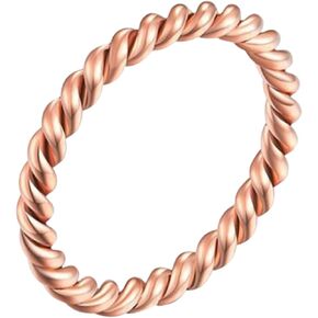 Pure copper tensor rings twisted,copper rings for men and women，Twist Ring Jewelry，Solid Copper Twisted ring Jewelry for women