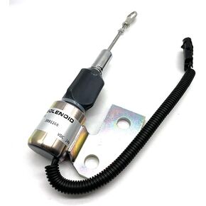 3991168 Fuel Shut Off Solenoid SA-4941-24 for Cummins Engine 4BT 5.9L Hyundai R130 R130-5 Case IH 1150H MX100 MX120 24VDC