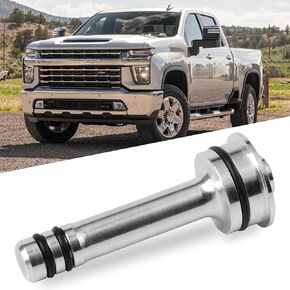 Transmission Cooler Barbell for GM 6L80 / 90 and 8L90 Thermostat Bypass Plug with Buna O-rings CNC Machined Aluminum